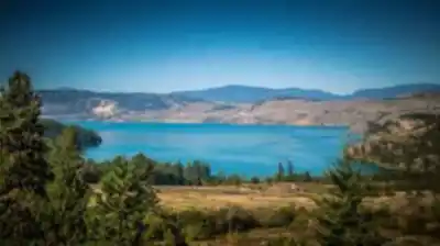 Vue en randonnée de Kalamalka Lake Provincial Park