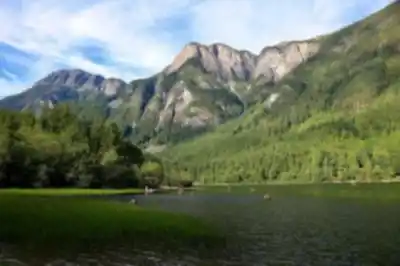 Hiking view of Silver Lake Provincial Park