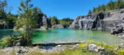 Texada Island hiking trail - natural landscape