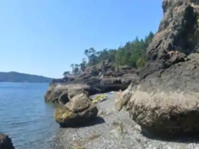 Hiking view of Texada Island
