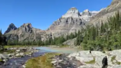 Lake O'Hara hiking trail - natural landscape