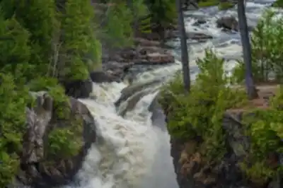 Parc Des Chutes Dorwin hiking trail - natural landscape