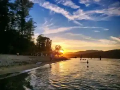 Paysage de Barnet Marine Park - randonnée pédestre