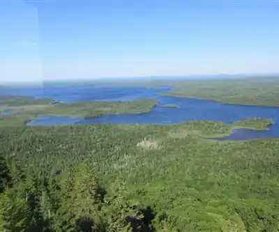 Allagash Mountain hiking trail - natural landscape