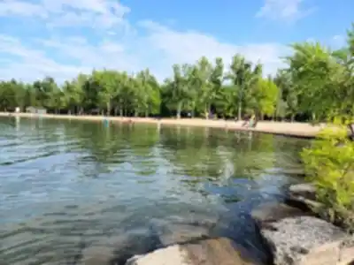 Vue en randonnée de Sibbald point provincial park