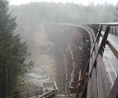 Kinsol Trestle Trail Recreation Site hiking trail - natural landscape