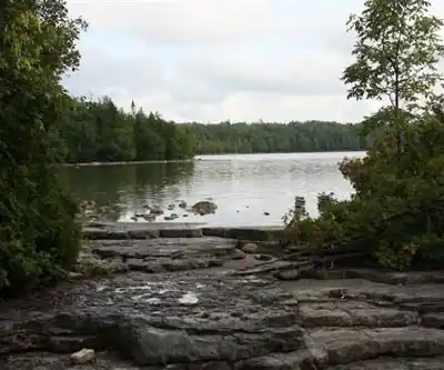 Hiking view of Cyprus Lake Campground