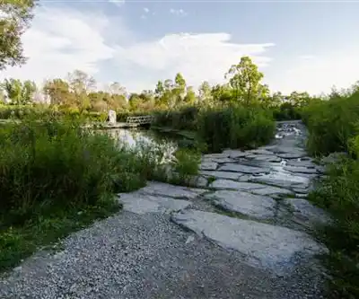 Scarborough Bluffs Park hiking trail - natural landscape