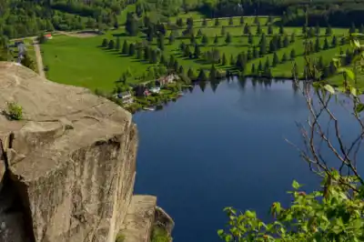 Vue en randonnée de Mont Pinacle - Parc Harold F. Baldwin