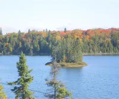 Caliper Lake Provincial Park hiking trail - natural landscape