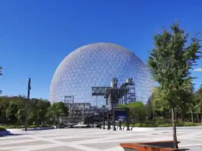 Hiking view of Parc Jean-drapeau