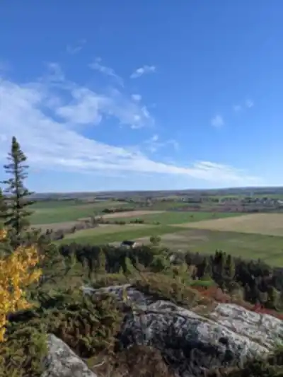 Vue en randonnée de La Montagne À Coton