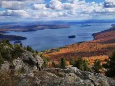 Vue en randonnée de Station Touristique Mont Owl's Head