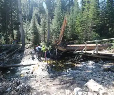 Sentier de randonnée Galatea Lake Trail - paysage naturel