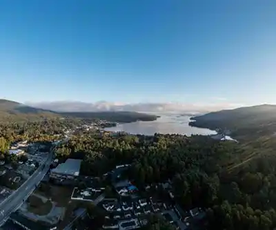 Lake George Battleground State Campground hiking trail - natural landscape