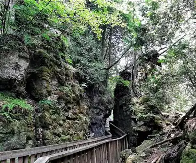 Mono Cliffs Provincial Park hiking trail - natural landscape