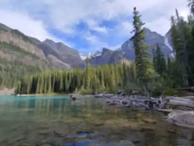 Hiking view of Moraine Lake