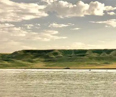 Sentier de randonnée Saskatchewan Landing Provincial Park - paysage naturel