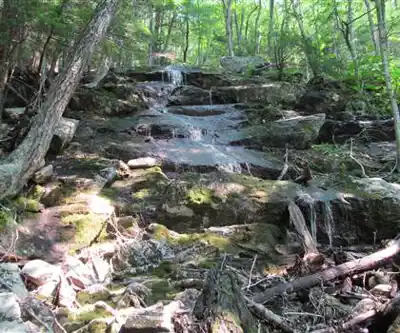 Sentier de randonnée Royalston Falls - paysage naturel