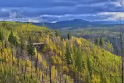 Hiking view of Myra Canyon Trail (Myra Canyon Trestles)