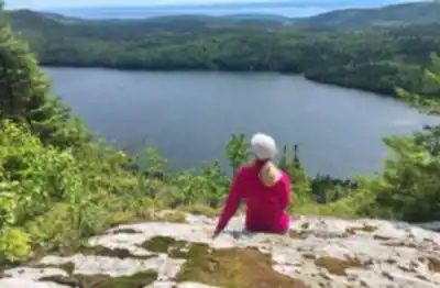 Mont Grand-Fonds hiking trail - natural landscape