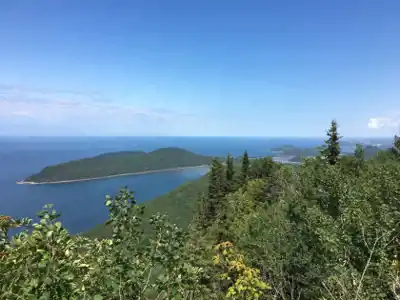 Sentier de randonnée Parc National Du Bic - paysage naturel