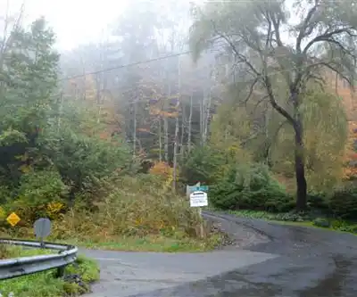 Bash Bish Falls hiking trail - natural landscape