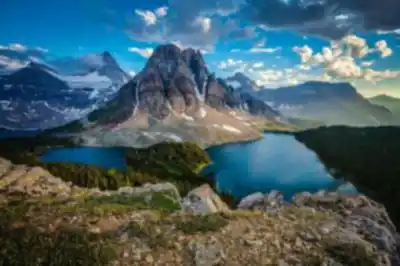Sentier de randonnée Mount Assiniboine Provincial Park - paysage naturel