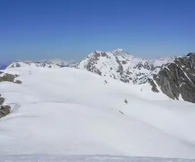 Hiking view of Lac des Fées