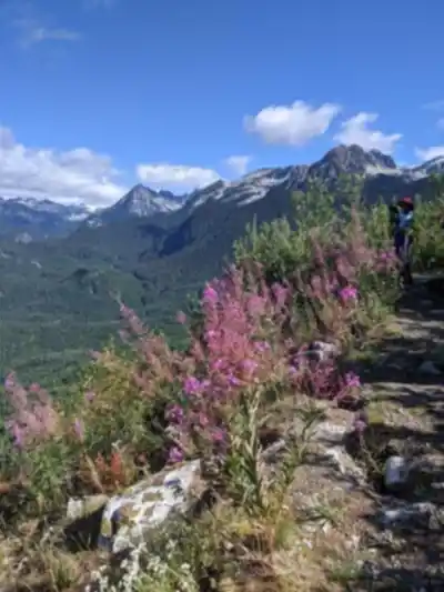 Hiking view of Watersprite Lake