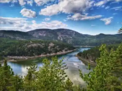 Vue en randonnée de Parc Municipal De La Baie-des-rochers