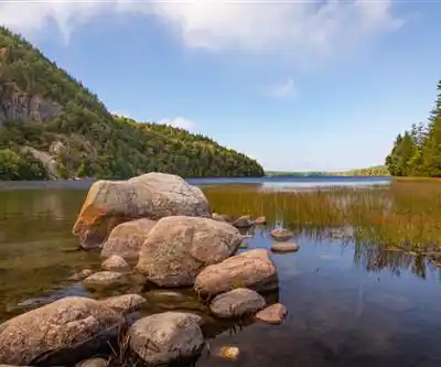 Acadia Mountain Trailhead hiking trail - natural landscape