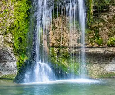 Cascades du Hérisson hiking trail - natural landscape