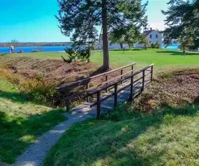 Fort Point State Park hiking trail - natural landscape