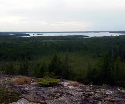 Sentier de randonnée Nopiming Provincial Park - paysage naturel