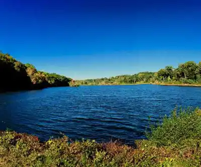 Tarrytown Lakes Park hiking trail - natural landscape