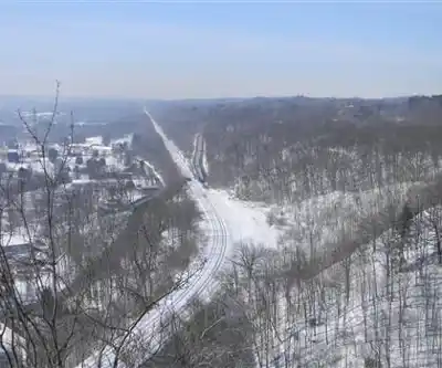 Vue en randonnée de Dundas Peak