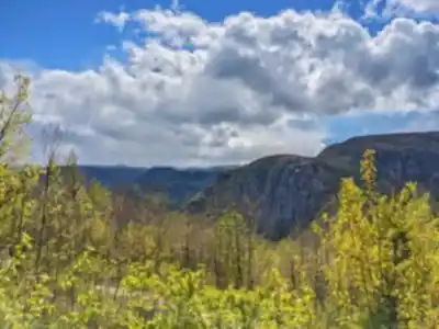 Vue en randonnée de Parc National des Grands Jardins