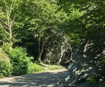 Smugglers' Notch Resort hiking trail - natural landscape