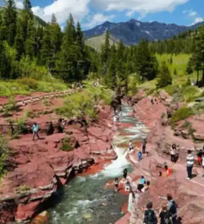 Explore Waterton Lakes National Park of Canada trail
