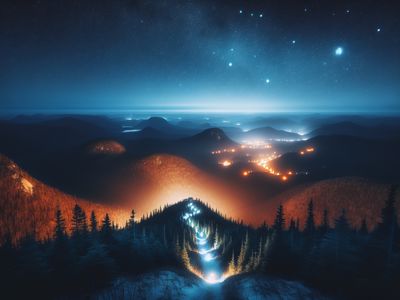 Randonnée nocturne : guide complet avec conseils d'expert pour découvrir la magie de la marche sous les étoiles