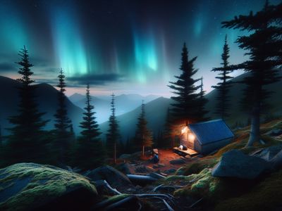 Récit d'une nuit inoubliable au refuge du sommet du Mont-Albert en Gaspésie : entre aurores boréales et silence des montagnes
