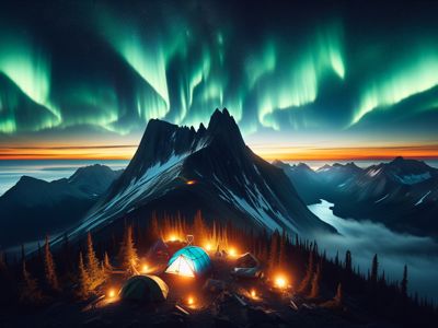 Story of an Unforgettable Night at the Mont-Albert Summit Refuge in Gaspésie: Between Northern Lights and Mountain Silence