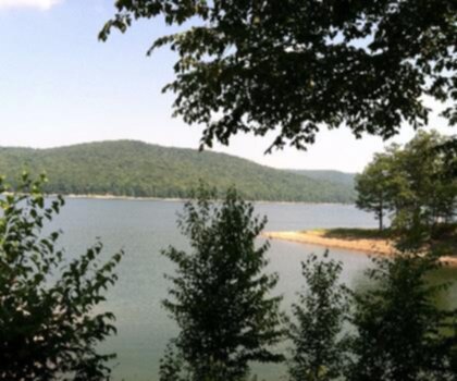 North Country Trail New York Border to Red Bridge trail - hiking in North Country  water outdoor lake tree sky river nature pond herd mountain shore plant drinking edge overlooking beach landscape cattle waterside swimming island land