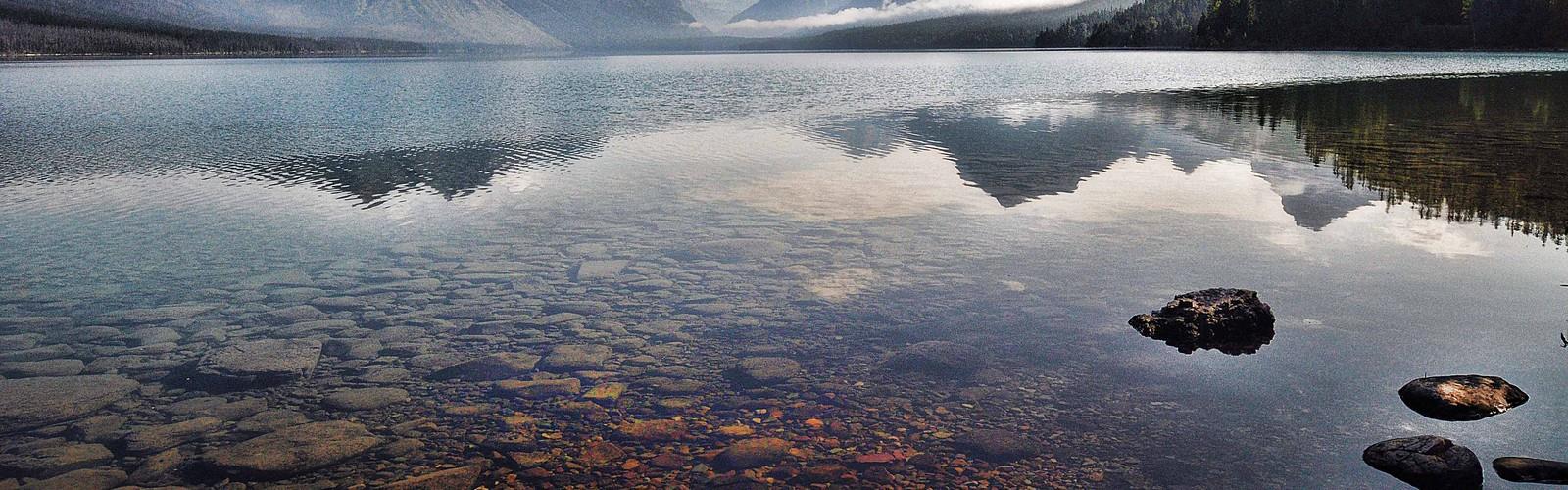 Lake McDonald trail - hiking in Glacier Country