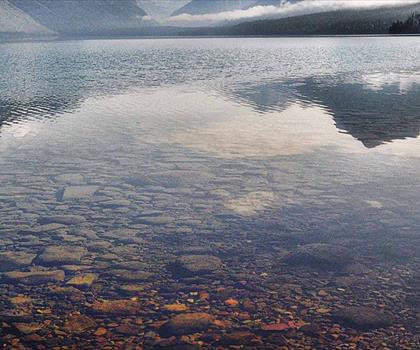 Lake McDonald trail - hiking in Glacier Country