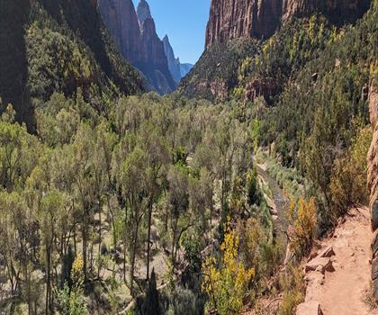 Sentier sentier Angels Landing - randonnée en Southern Utah