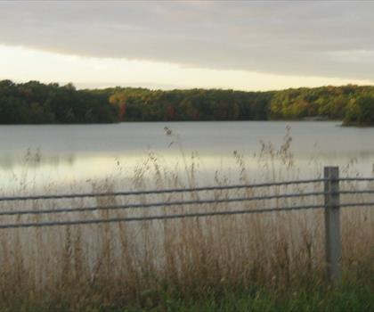 Geode State Park trail - hiking in Storied & Scenic