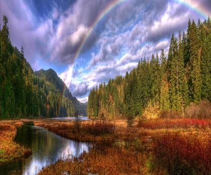 Sentier ruisseau Rainbow - randonnée en Montagnes Côtières de Vancouver