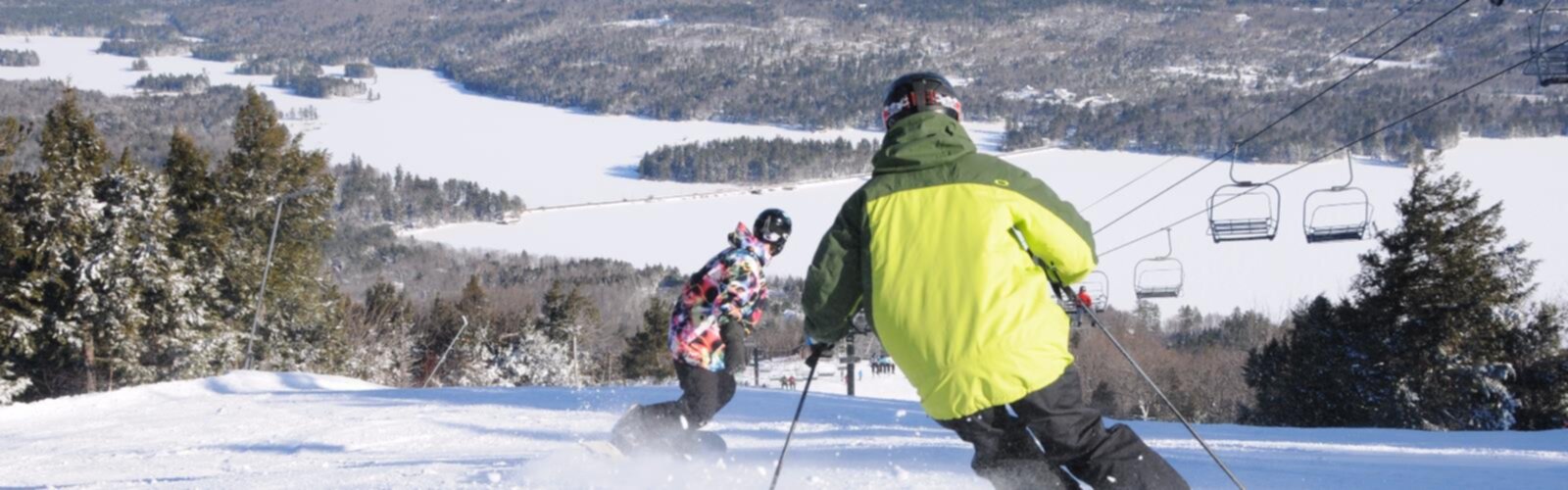 Hiking Black Mountain of Maine - panoramic view  outdoor snow skiing person snowboarding mountain ski snowboard slope sport sports equipment snowshoe hill ski pole winter sport cross-country skier piste ski slope